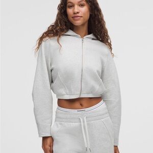 LULULEMON | Loungeful Relaxed Fit Full Zip Cropped Hoodie